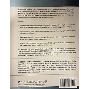 The Critical Reader_ The Complete Guide to SAT Reading (2023) اثر Erica Lynn Meltzer