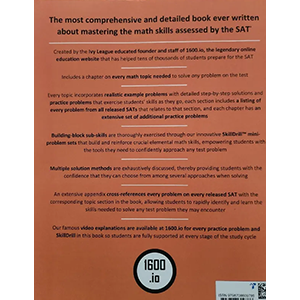 io.1600.SAT Math Orange Book Volume I and II  اثر J. Ernest Gotta, Daniel Kirchheimer, George Rimakis