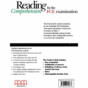Reading Comprehension For The FCE Examination-MM Publications (1999) اثر E. Motsou, S. Parker