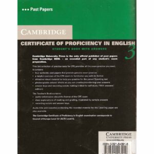 Cambridge Certificate of Proficiency in English 3 اثر Cambridge ESOL