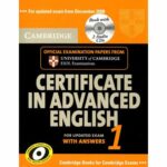 Cambridge Certificate in Advanced English 1 اثر Cambridge ESOL