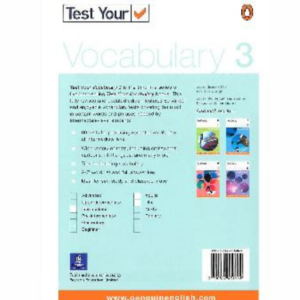 (Test your vocabulary series) Test Your Vocabulary 3 (2002)  اثر  Peter Watcyn-Jones