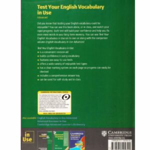 Test Your English Vocabulary in Use_ Advanced  اثر  Michael McCarthy, Felicity O’Dell