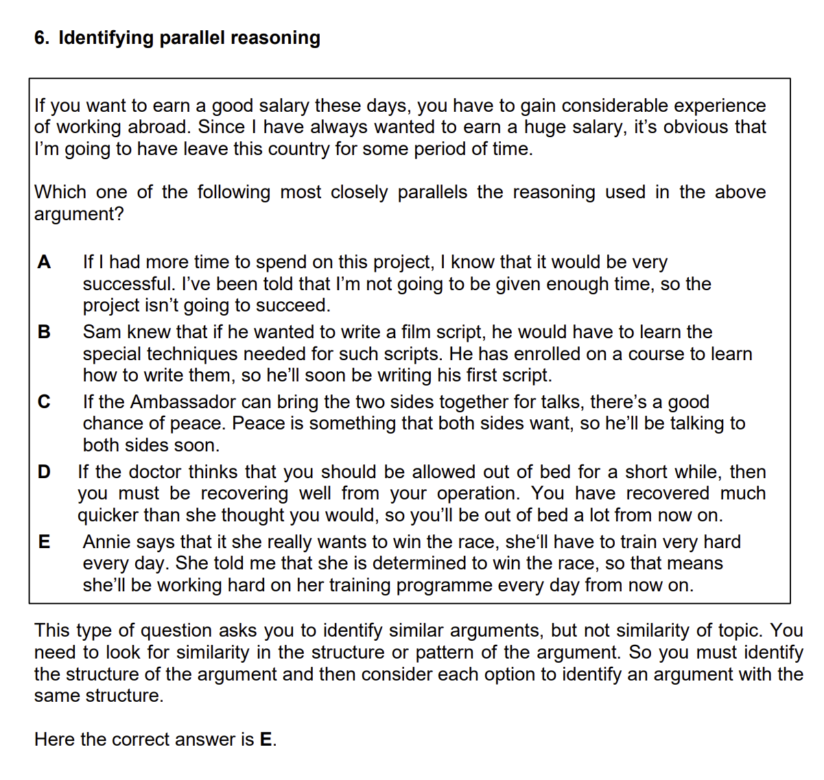 منابع استدلال منطقی و حل مسئله  (Logical reasoning and problem-solving)آزمون IMAT 6