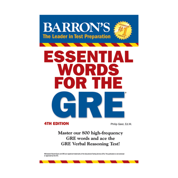 خرید کتاب آزمون اسنشیال وردز فور جی ار ای ویرایش چهارم  Essential Words for The GRE 4th برای آزمون Gre (جی ار ای)