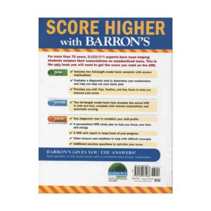 کتاب Barrons GRE  21st Edition برای آزمون Gre