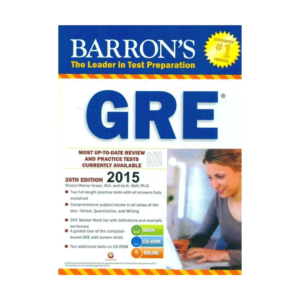 خرید کتاب آزمون بارونز جی ار ای ویرایش دوازدهم Barrons GRE Twentieth Edition برای آزمون Gre (جی ار ای)
