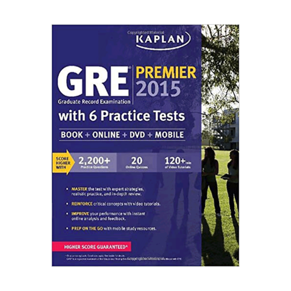 خرید کتاب آزمون جی ار ای پریمیر 2015 ویت 6 پرکتیس تست GRE Premier 2015 with 6 Practice Tests برای آزمون Gre (جی ار ای)