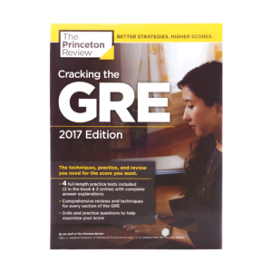 خرید کتاب آزمون کرکینگ جی ار ای ویت 4 پرکتیس تست 2017 به همراه دی وی دی  Cracking the GRE with 4 Practice Tests 2017+DVD برای آزمون Gre (جی ار ای)