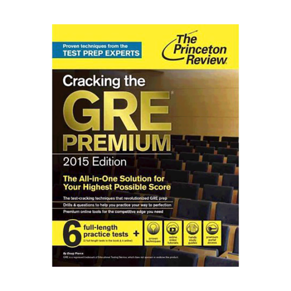 خرید کتاب آزمون کرکینگ جی ار ای پریمیر2015 Cracking the GRE Premium 2015 برای آزمون Gre (جی ار ای)