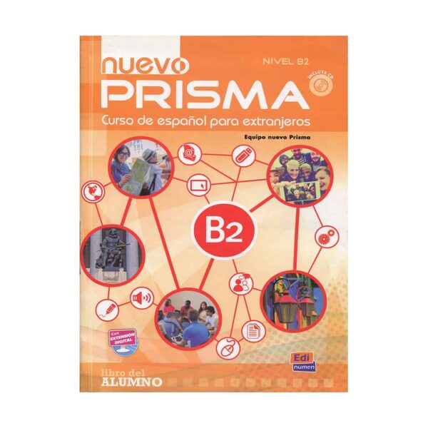 خرید کتاب آموزش زبان اسپانیایی پریسما B2 ساپلمنتری Nuevo Prisma B2-Libro de ejercicios Suplementarios