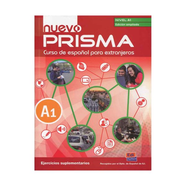 خرید کتاب آموزش زبان اسپانیایی پریسما به همراه کتاب کار و سی دی Nuevo Prisma A1 (SB+WB+CD)