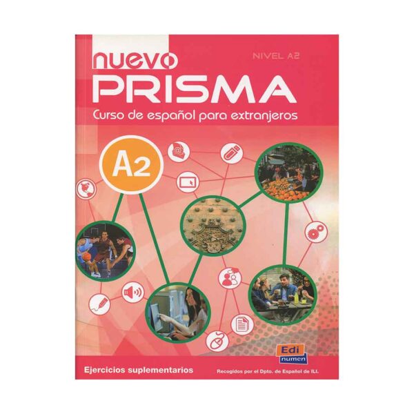 خرید کتاب آموزش زبان اسپانیایی پریسما به همراه کتاب کار و سی دی Nuevo Prisma A2 (SB+WB+CD)