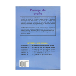 کتاب آموزش زبان داستان اسپانیایی سطح المنتری Paisaje de otono Nivel Elemental 2