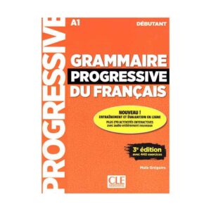 خرید کتاب آموزش فرانسه Grammaire Progressive Du Francais A1 - Debutant - 3rd +Corriges+CD