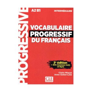 خرید کتاب آموزش فرانسهVocabulaire Progressif  Du Francais A2 B1 - Intermediaire - 3rd +Corriges+CD
