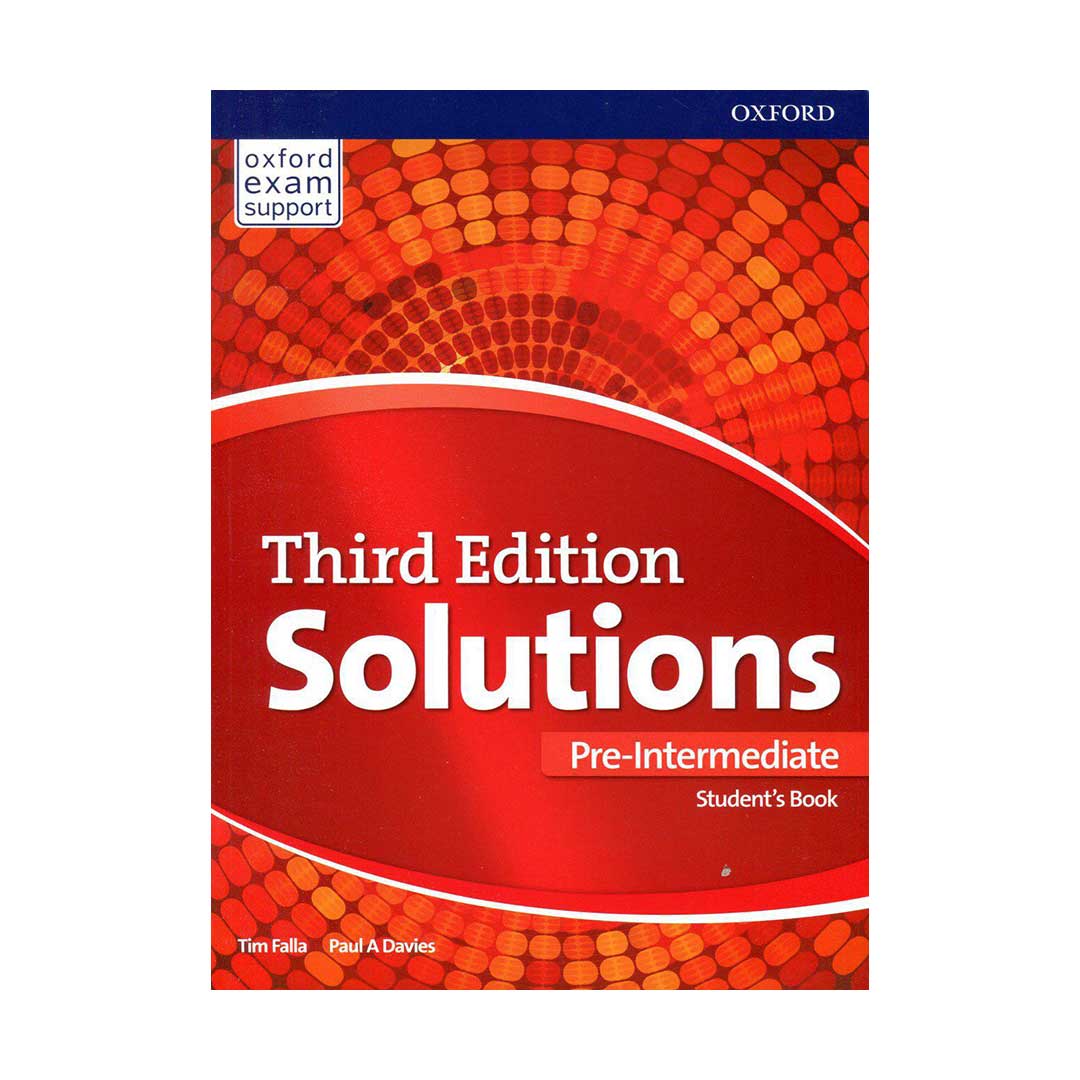 کتاب Solutions Pre Intermediate 3nd