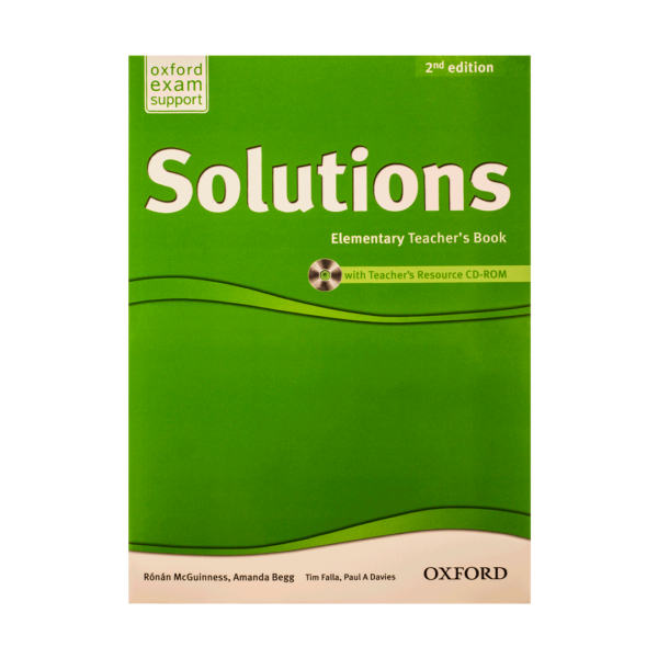 قیمت و خرید کتاب Solutions Elementary Teachers Book 2nd - خرید کتاب آموزش روش تدریس سولوشن المنتری  تیچرز بوک ویرایش دوم - با تخفیف ویژه