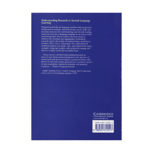 Understanding Research in Second Language Learning