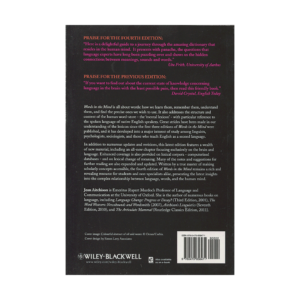 Words in the Mind fourth edition