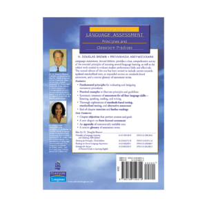 Language Assessment  Principles and Classroom Practice Second Edition