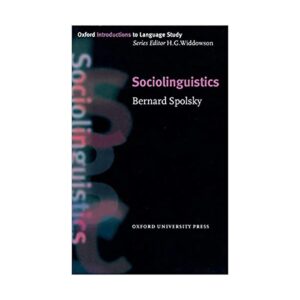 Sociolinguistics