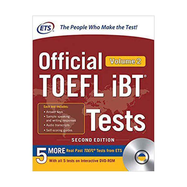 خرید کتاب ETS Official TOEFL iBT Tests 2nd ای اس تی افیشال تافل ای بی تی تست ویرایش دوم