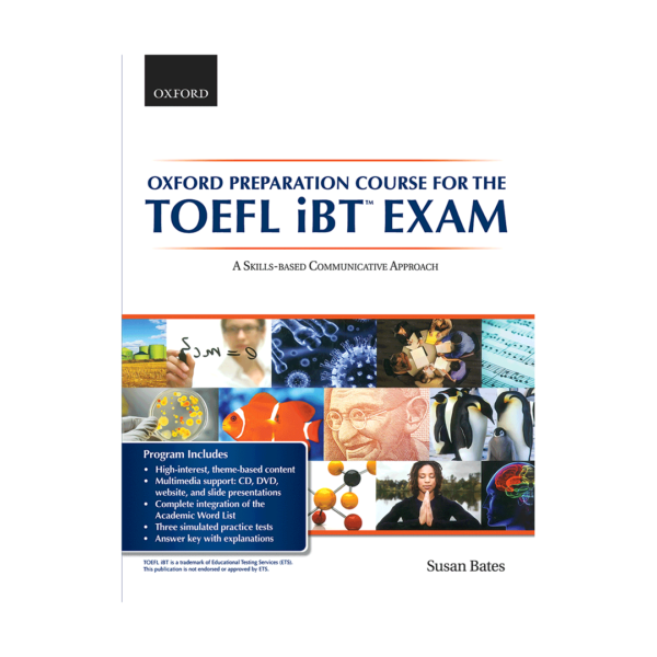 خرید کتاب آزمون آکسفورد پریپریشن کورس تافل آی بی تی اگزم Oxford Preparation Course for the TOEFL iBT Exam برای آزمون تافل (Toefl)