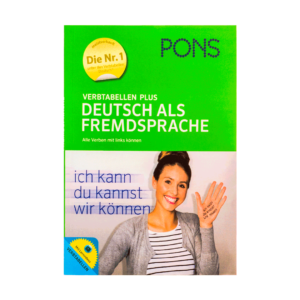 خرید کتاب آموزش زبان آلمانی پونز Pons Verbtabellen Plus Deutsch Als Fremdsprache