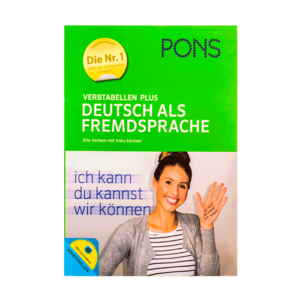 خرید کتاب آموزش زبان آلمانی پونز Pons Verbtabellen Plus Deutsch Als Fremdsprache