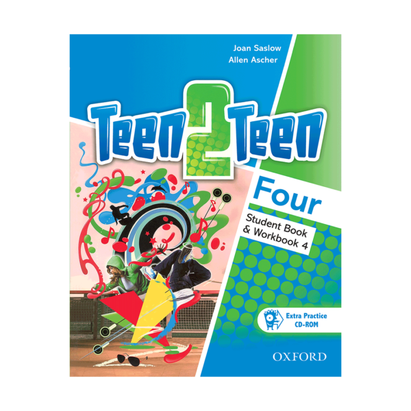خرید  کتاب آموزش زبان انگلیسی تین تو تین 4 چاپ براق  به همراه کتاب کار و دی وی دی -کتاب Teen 2 Teen  4 Glossy Papers - با تخفیف ویژه
