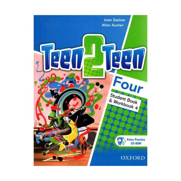 خرید  کتاب آموزش زبان انگلیسی نوجوانان تین تو تین 4 به همراه کتاب کار و دی وی دی  Teen 2 Teen 4 (SB+WB+DVD) - ارسال به تمام نقاط کشور
