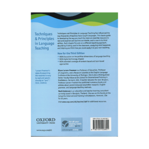 کتاب آموزش زبان Freeman اثر Techniques and Principles in Language Teaching ویرایش سوم