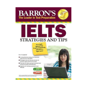 قیمت و خرید کتاب Barrons IELTS Strategies and Tips - کتاب آزمون بارونز آیلتس استراتژی اند تیپس برای آزمون آیلتس