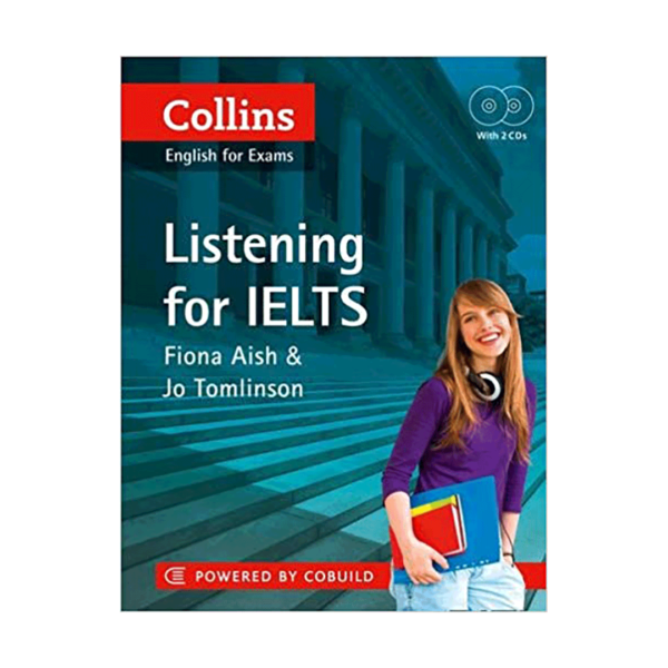 قیمت و خرید کتاب Collins English for Exams Listening for Ielts - خرید کتاب آزمون کالینز انگلیش اگزم لیسنینگ فور آیلتس