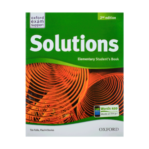 قیمت و خرید کتاب Solutions Elementary 2nd - کتاب سولوشن المنتری ویرایش دوم به همراه کتاب کا ر و سی دی و دی وی دی و ارسال به تمام نقاط کشور