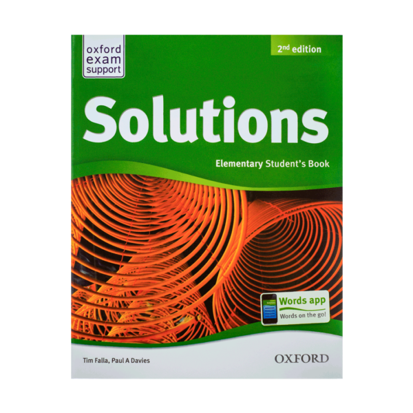 قیمت و خرید کتاب Solutions Elementary 2nd - کتاب سولوشن المنتری ویرایش دوم به همراه کتاب کا ر و سی دی و دی وی دی و ارسال به تمام نقاط کشور