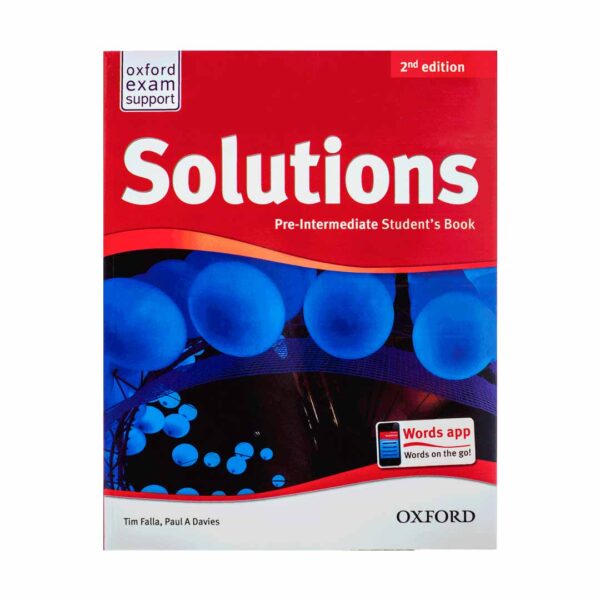 قیمت و خرید کتاب Solutions Pre-Intermediate 2nd - کتاب سولوشن پری اینترمدیت ویرایش دوم به همراه کتاب کا ر و سی دی و دی وی دی  با تخفیف ویژه