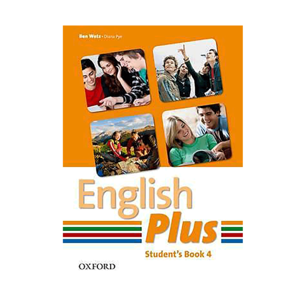 کتاب English Plus 4 - انگلیش پلاس 4 -با تخفیف- خرید کتاب آموزش زبان انگلیسی  نوجوانان  انگلیش پلاس 4 به همراه کتاب کار و سی دی  English Plus 4